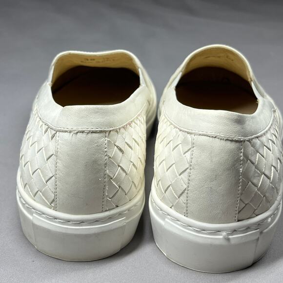 M. Gemi Sneakers Womens 7.5 The Cerchio Due Woven Nubuck Slip-on  Italian Made - Picture 10 of 13